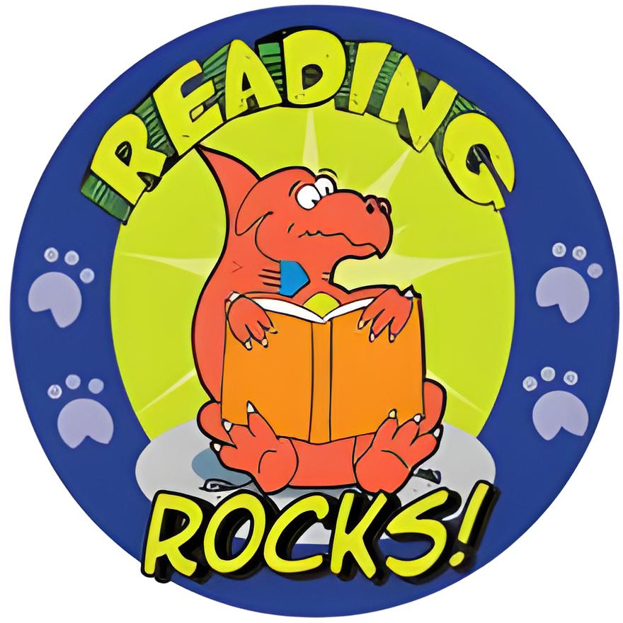 Reading Rocks! Motivational Stickers