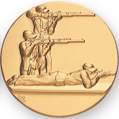 Rifle 3 Position Litho Medal Insert