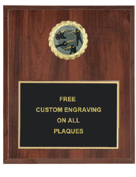 Rifle Shooting Insert Plaque