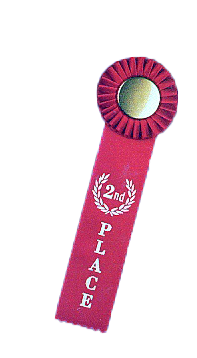 Single Streamer Rosette Ribbon