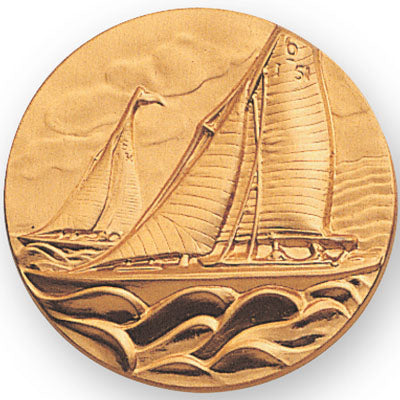 Sailing 6 Meter Litho Medal Insert