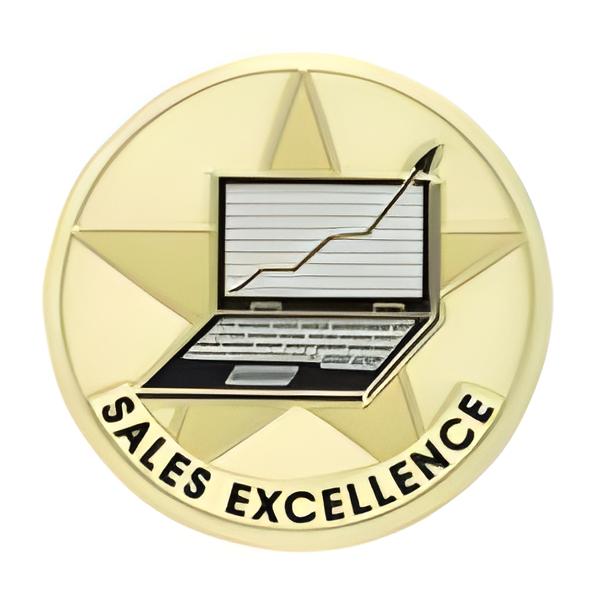 Sales Excellence Medal Insert (Etched)