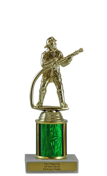 Fireman Budget Column Trophy