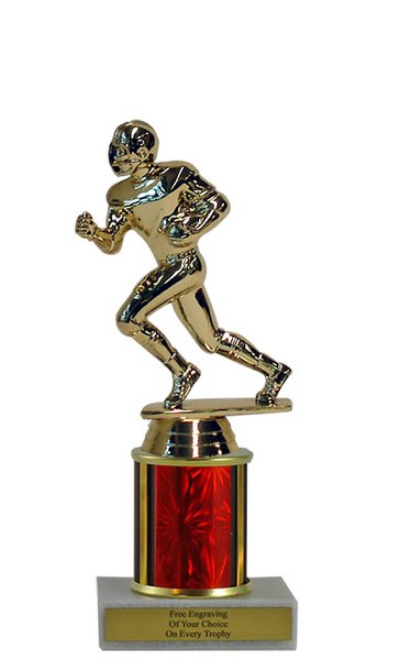Football Budget Column Trophy