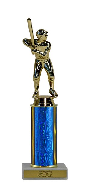 Softball Budget Column Trophy
