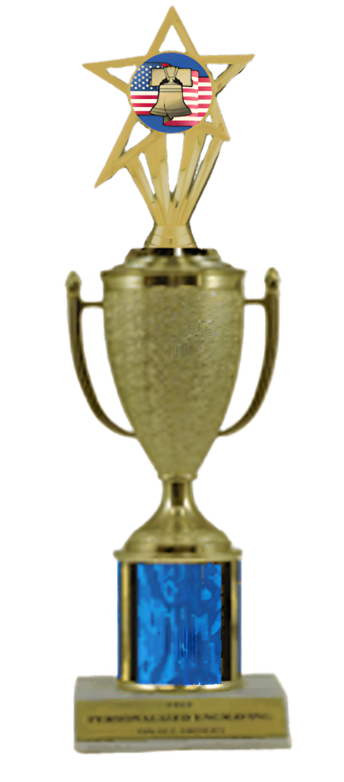 Citizenship Gold Cup Column Trophy with Insert
