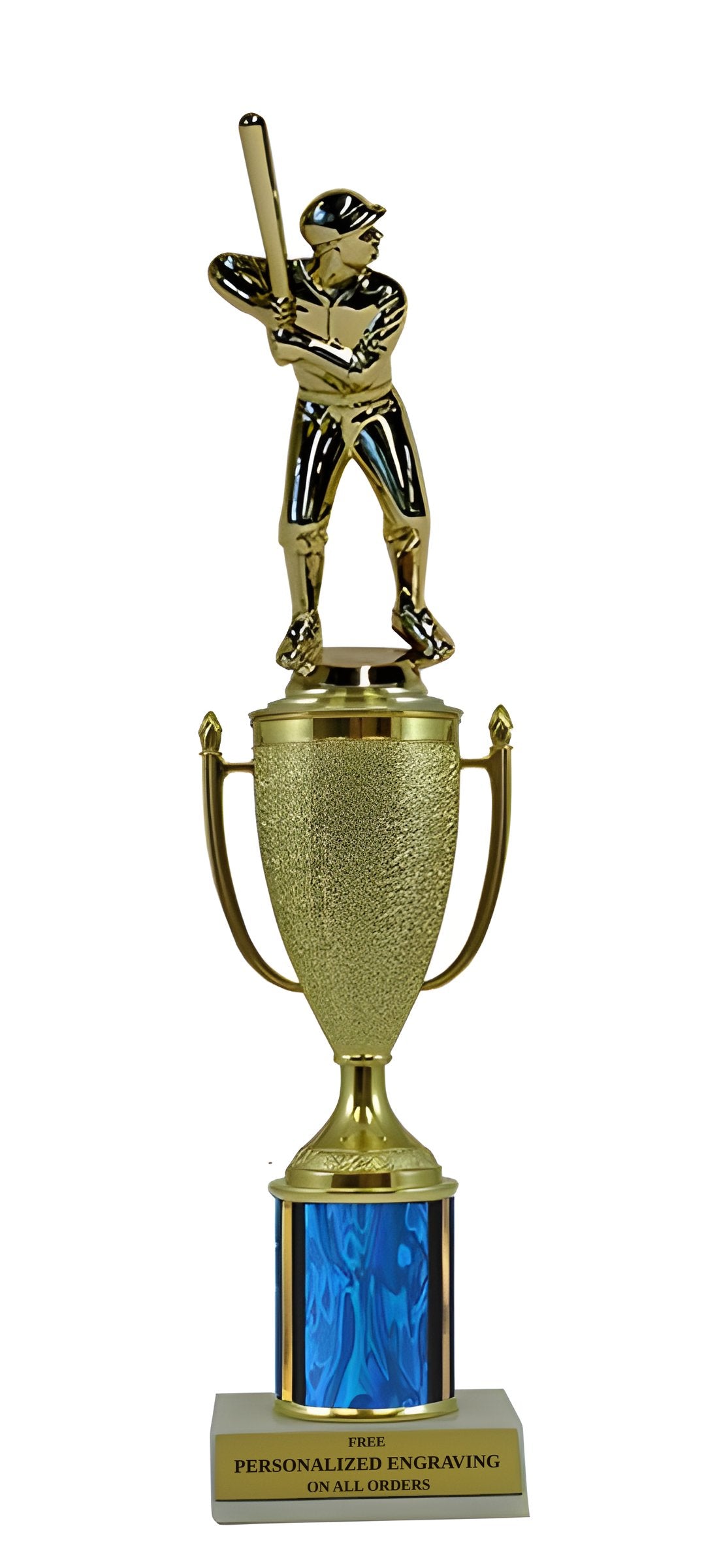 Baseball Gold Cup Column Trophy