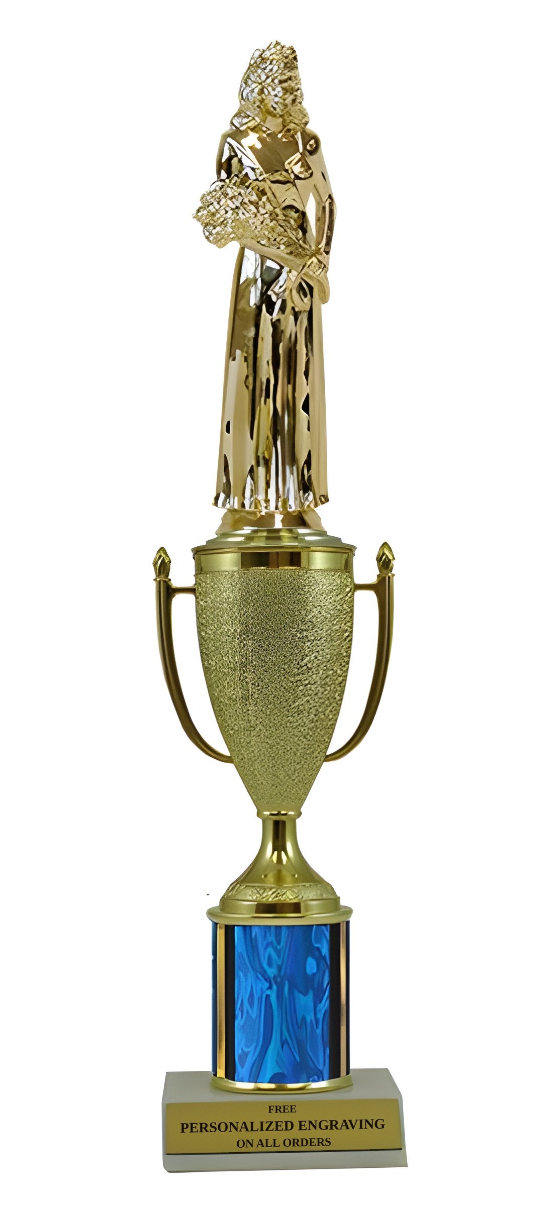 Beauty Queen Gold Cup Column Trophy