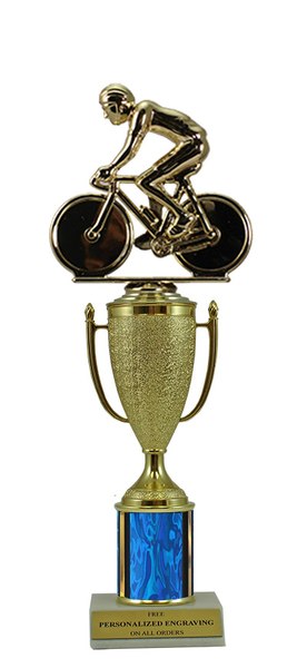 Cycling Gold Cup Column Trophy