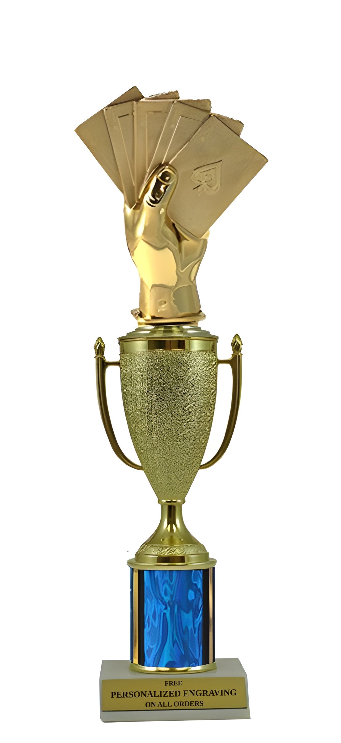 Cards Gold Cup Column Trophy
