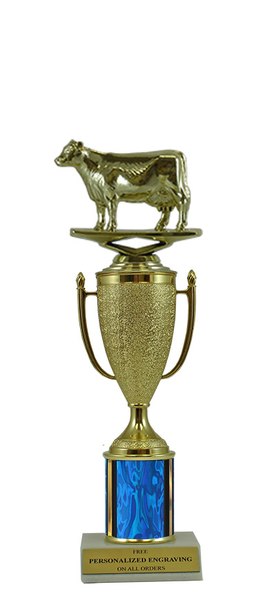 Cow Gold Cup Column Trophy
