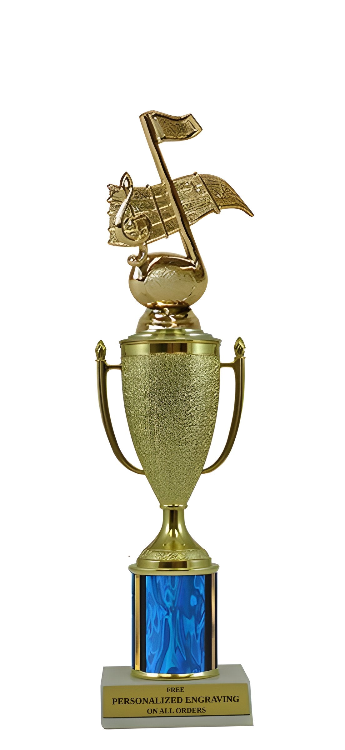 Music Gold Cup Column Trophy