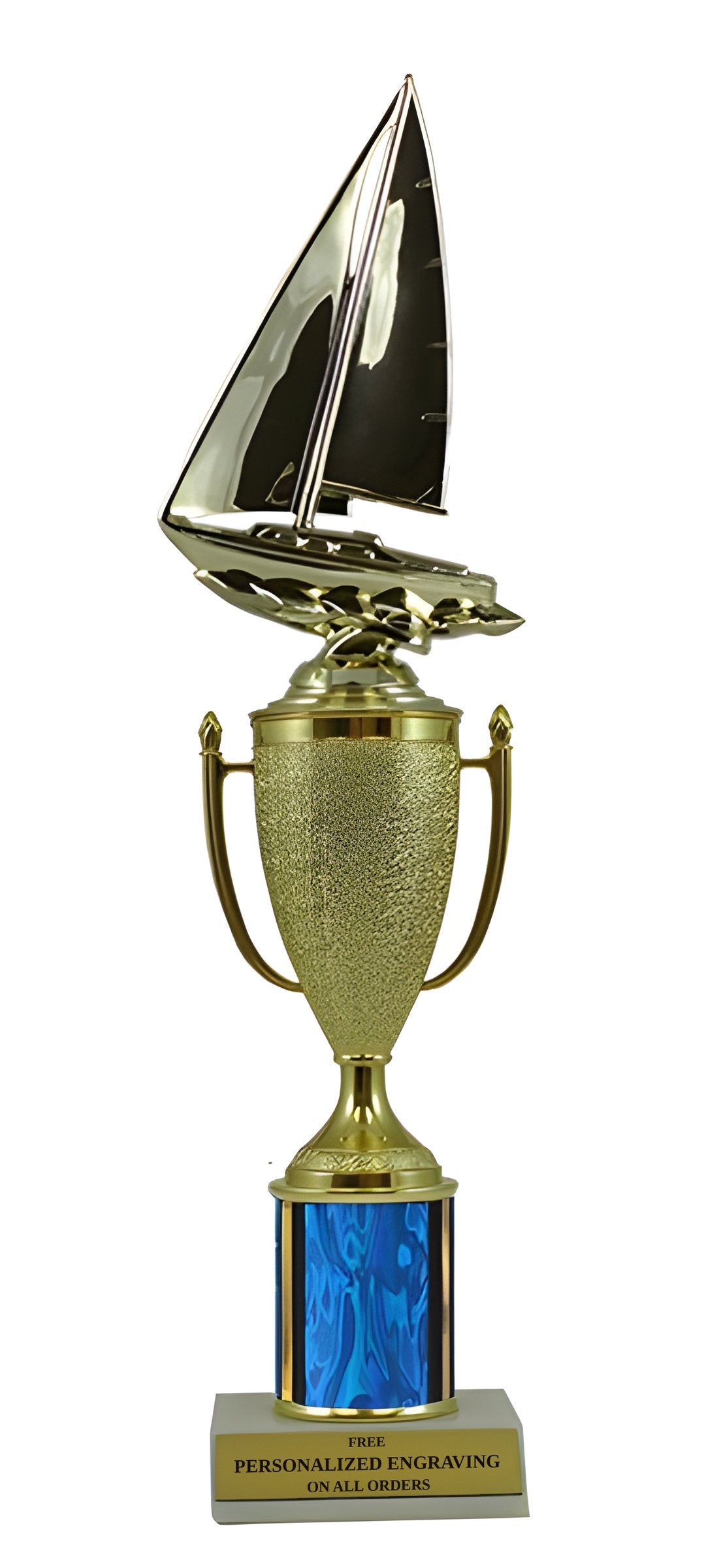 Sailing Gold Cup Column Trophy