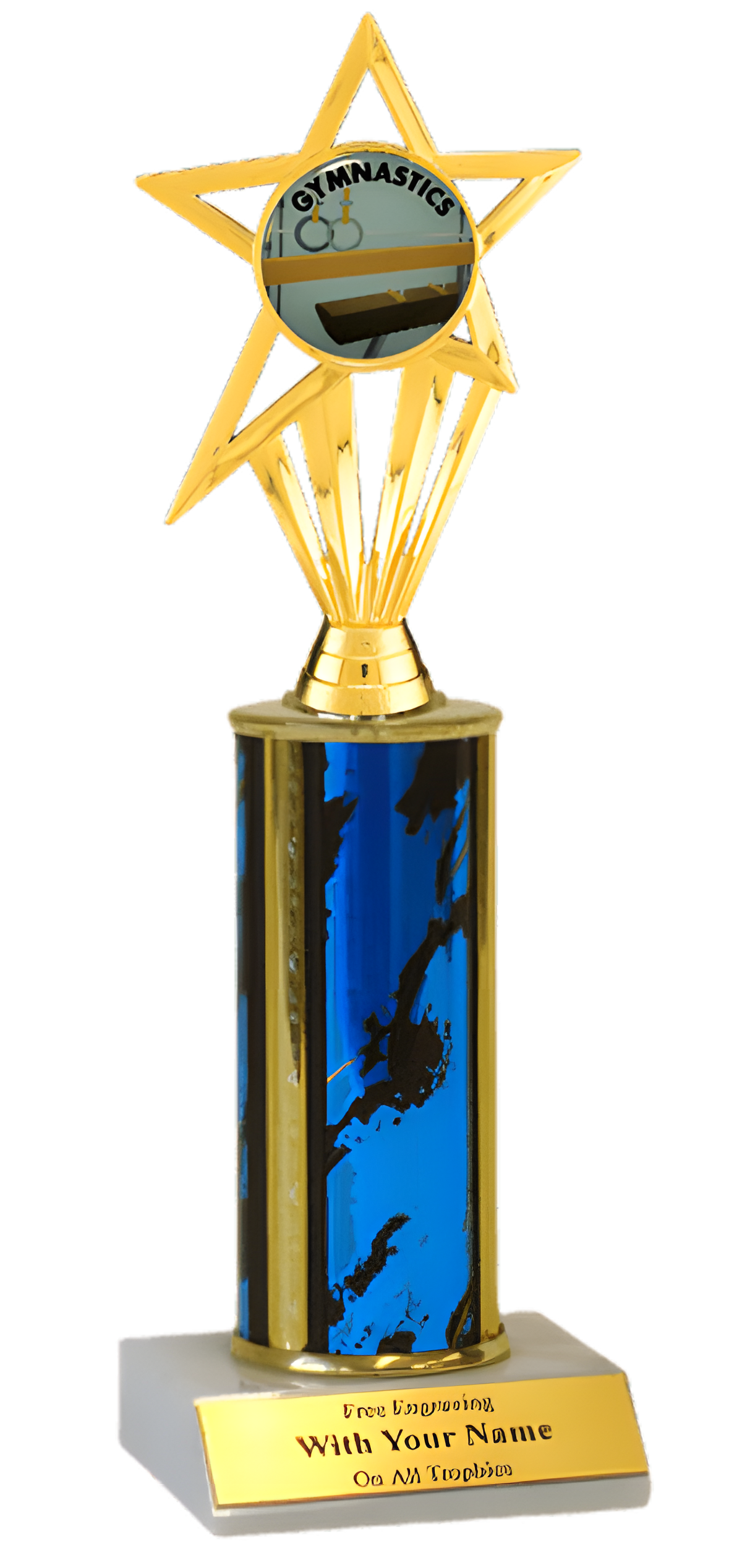 Gymnastics Column Insert Trophy