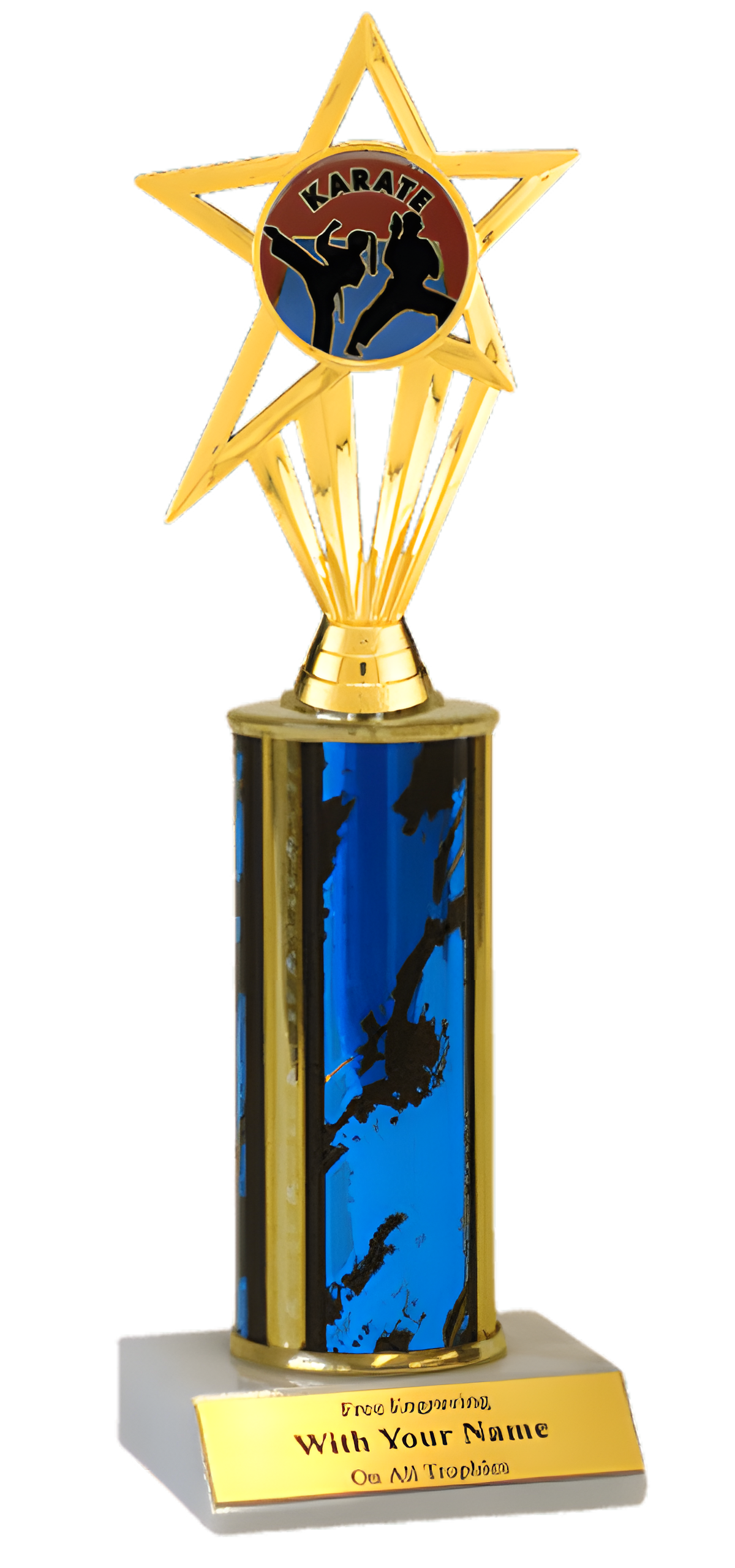 Karate Column Insert Trophy