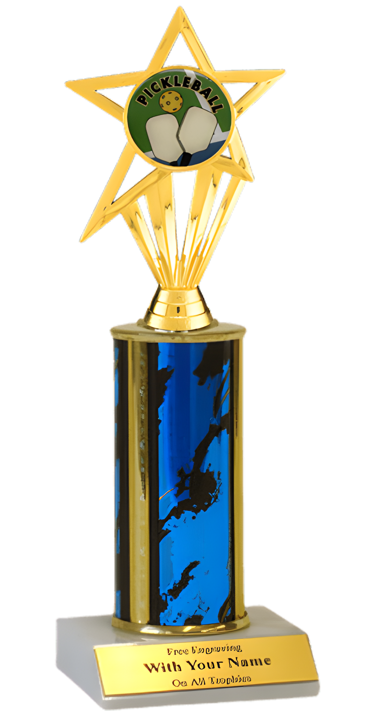 Pickleball Column Insert Trophy
