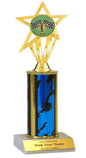 Racing Column Insert Trophy