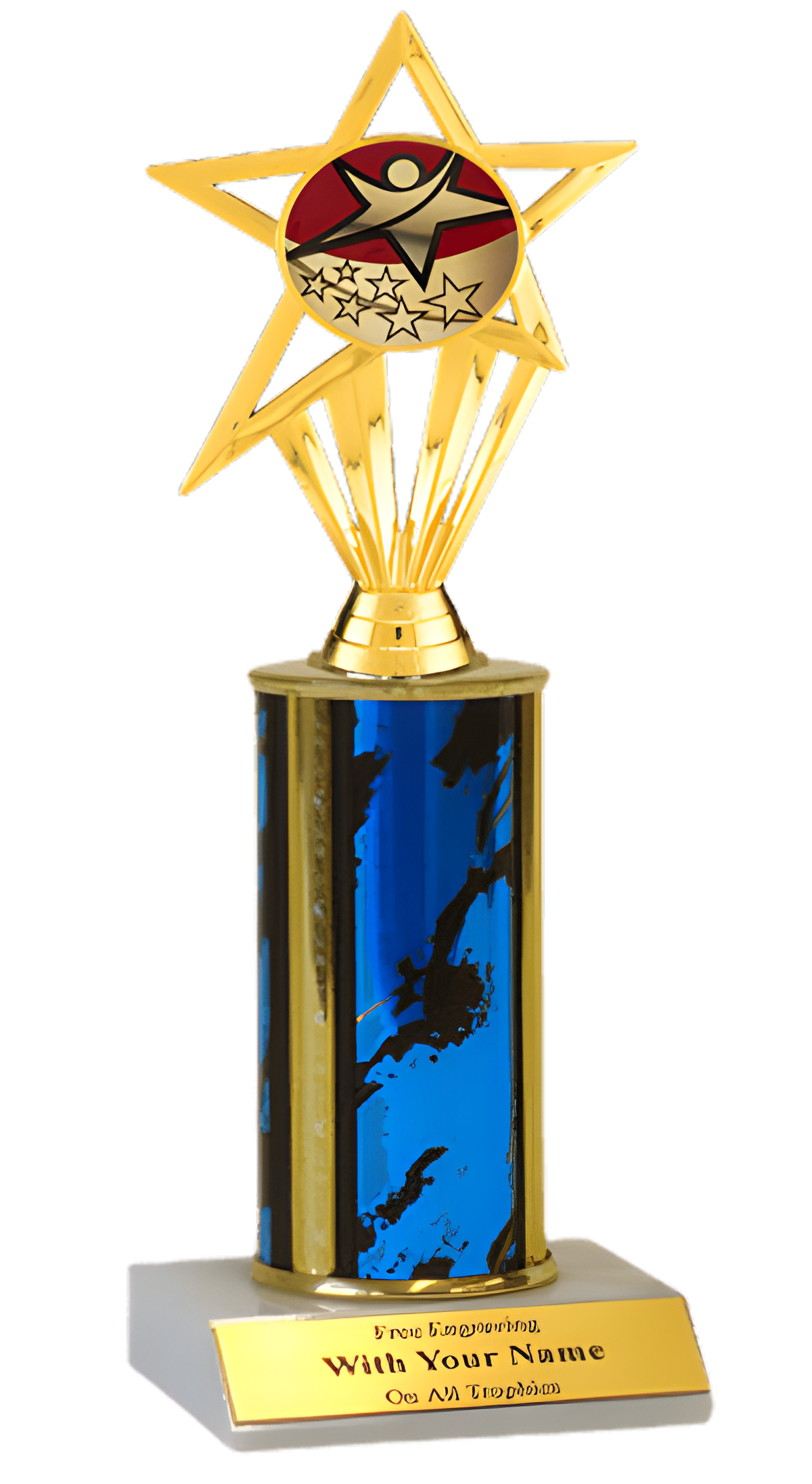 Rising Star Column Insert Trophy