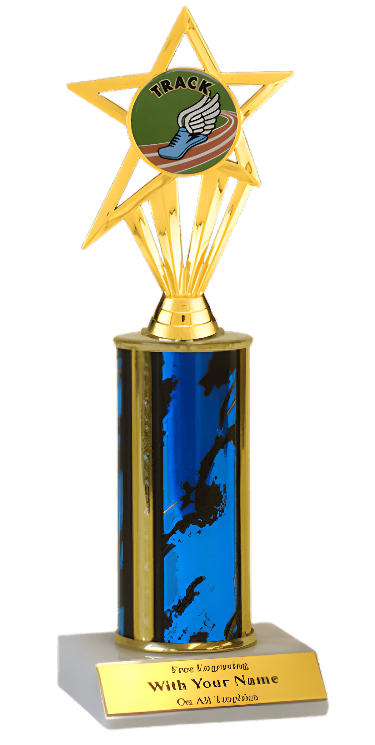 Track Column Insert Trophy