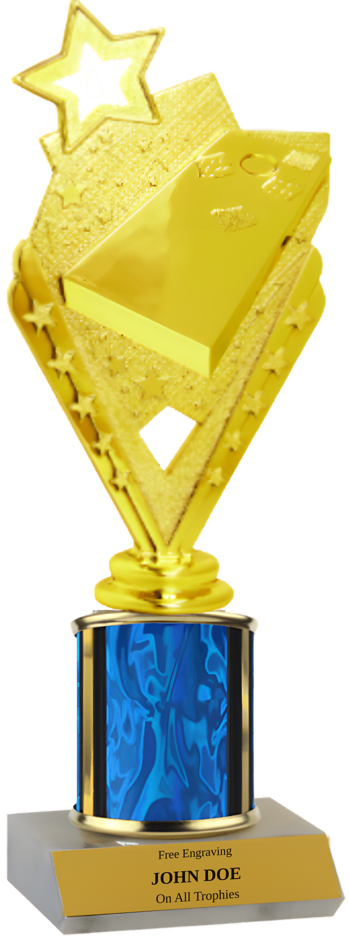 Single Column Cornhole Trophy