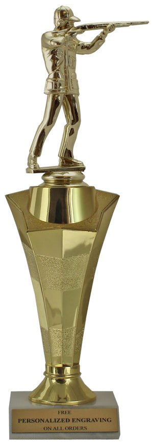Skeet Shooting Star Column Trophy