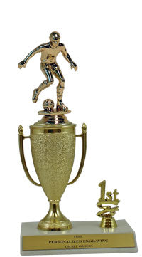 Soccer 1st, 2nd and 3rd Place Award Cup Trophy
