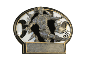 Girls Burst-Thru Soccer Trophy