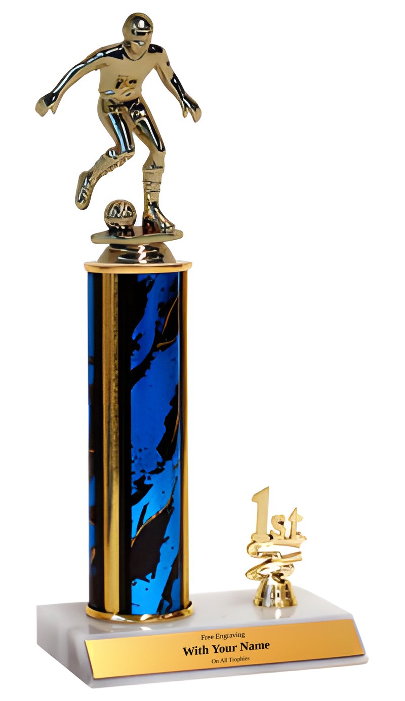 Soccer 1st, 2nd and 3rd Place Trophy