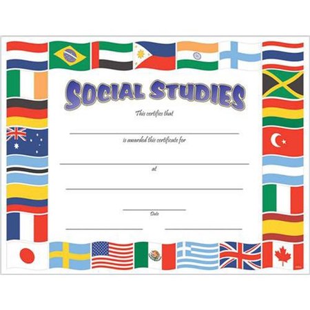 Social Studies Certificate