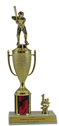 Elite Softball 1st, 2nd and 3rd Place Award Cup & Column Trophy