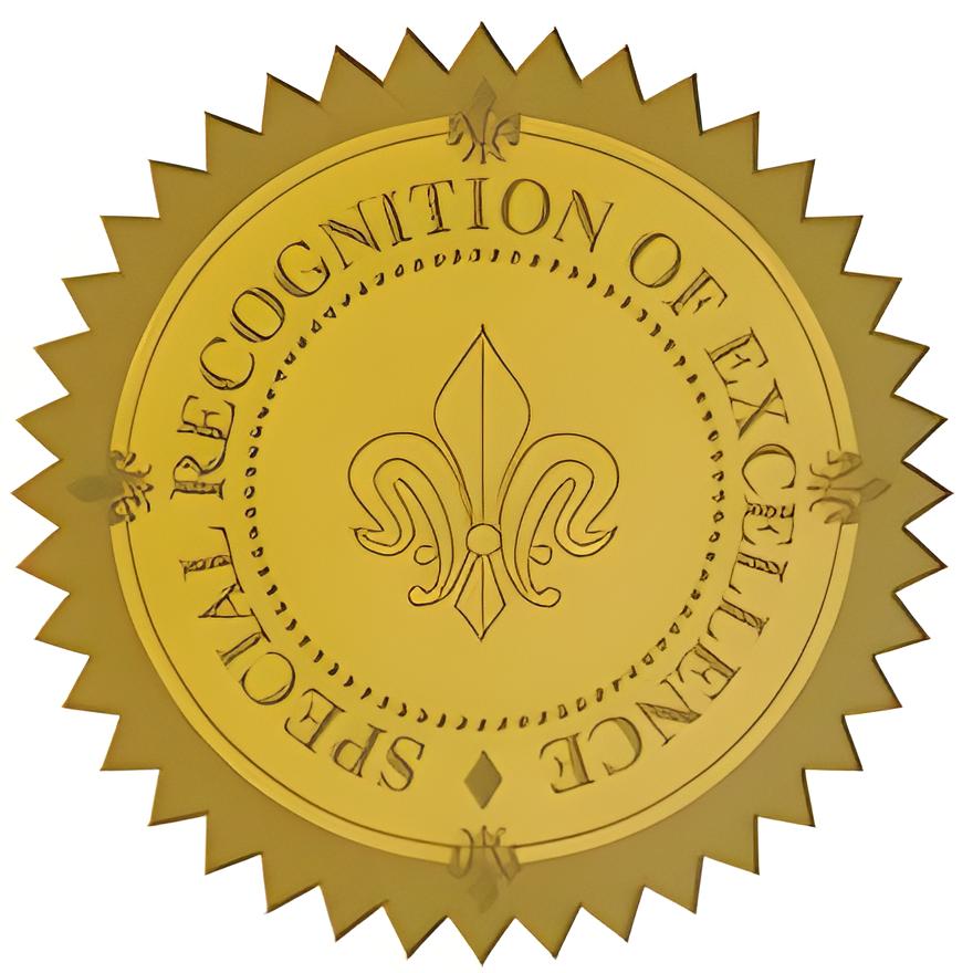 Special Recognition Certificate Seal
