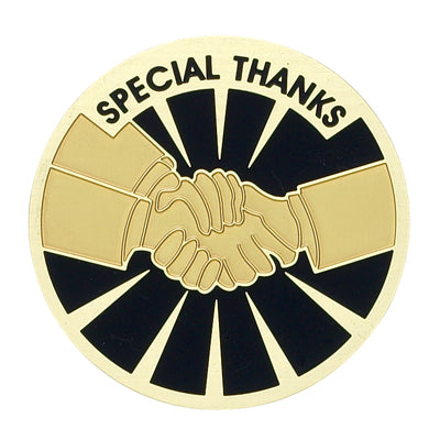 Special Thanks Medal Insert (Etched)
