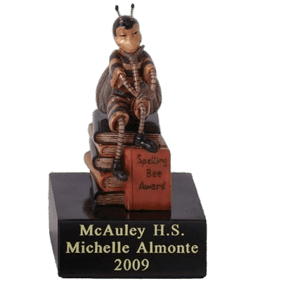 Resin Spelling Trophy