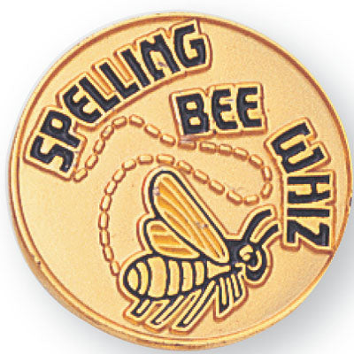 Spelling Bee Whiz Lapel Pin (BR Series)