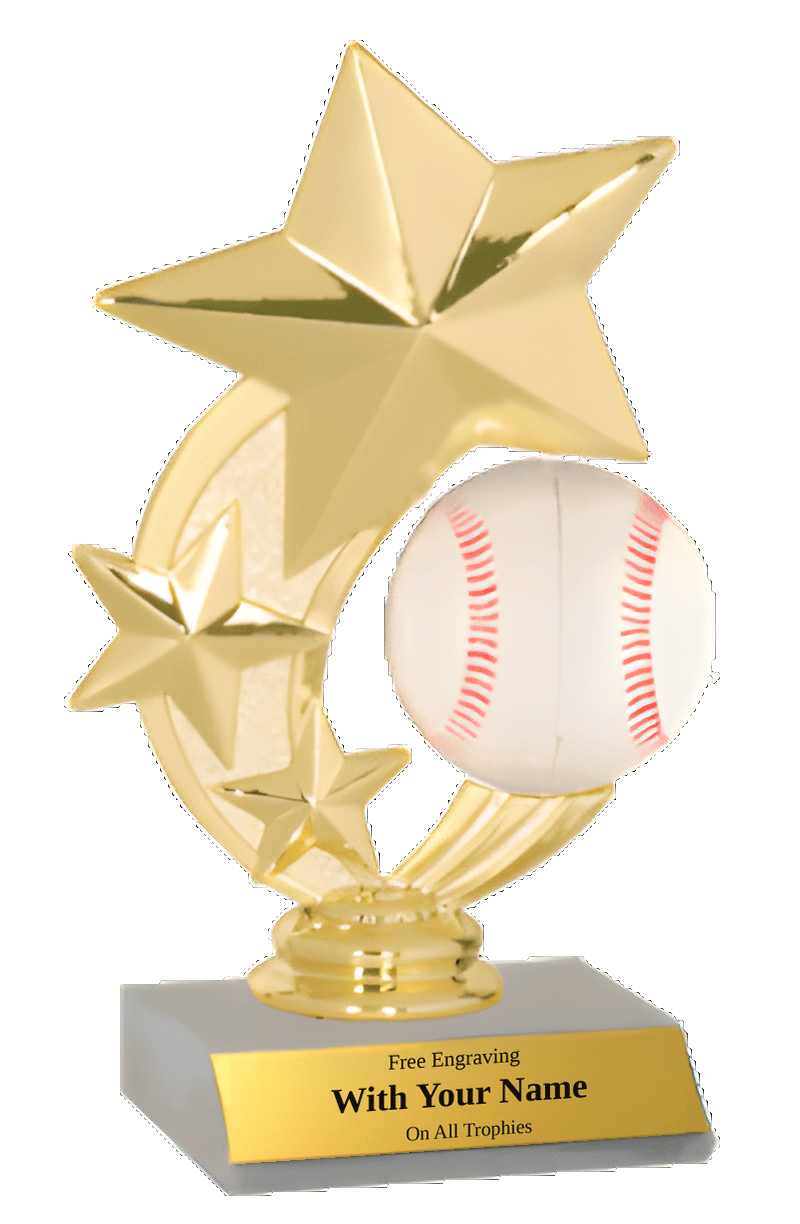 Spinner Participation Baseball Trophy