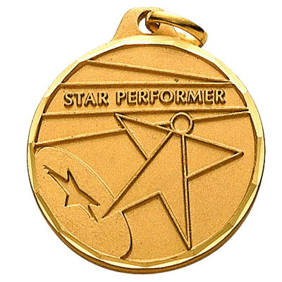 Star Performer Medal (1 1/4")