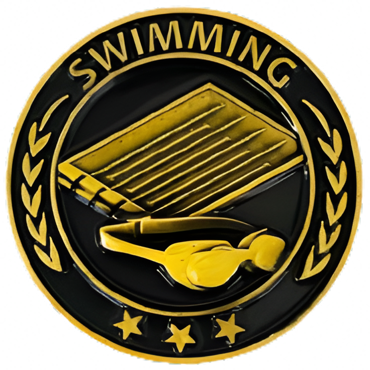 Swimming Premium Lapel Pin