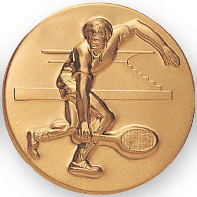 Tennis Male Litho Medal Insert