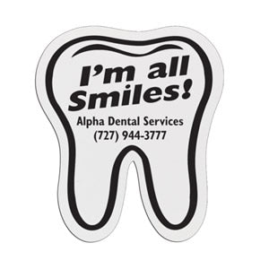 Tooth Shaped Custom Badge