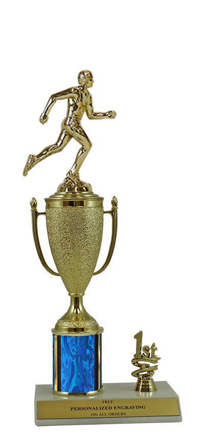 Elite Track 1st, 2nd and 3rd Place Award Cup & Column Trophy