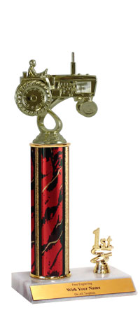 Tractor 1st, 2nd and 3rd Place Trophy