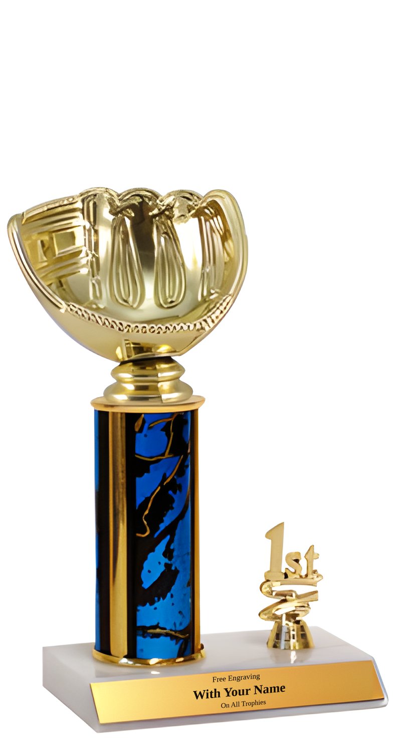 Softball Glove 1st, 2nd and 3rd Place Trophy