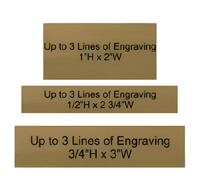 Trophy Name Plate