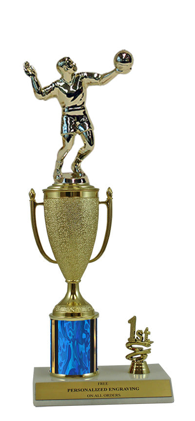 Elite Volleyball 1st, 2nd and 3rd Place Award Cup & Column Trophy