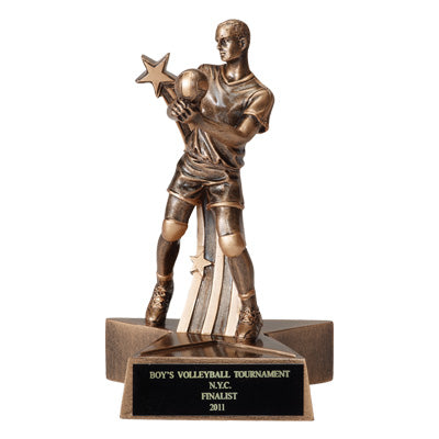 Boys Resin Volleyball Trophy
