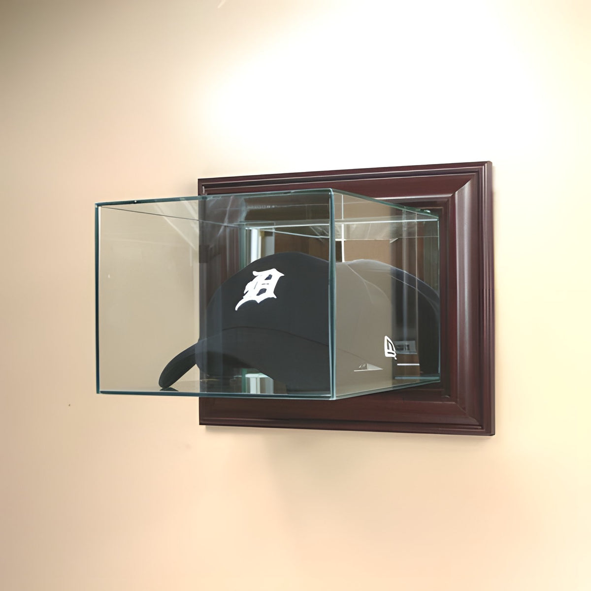 Wall Mounted Cap / Hat Glass Display Case