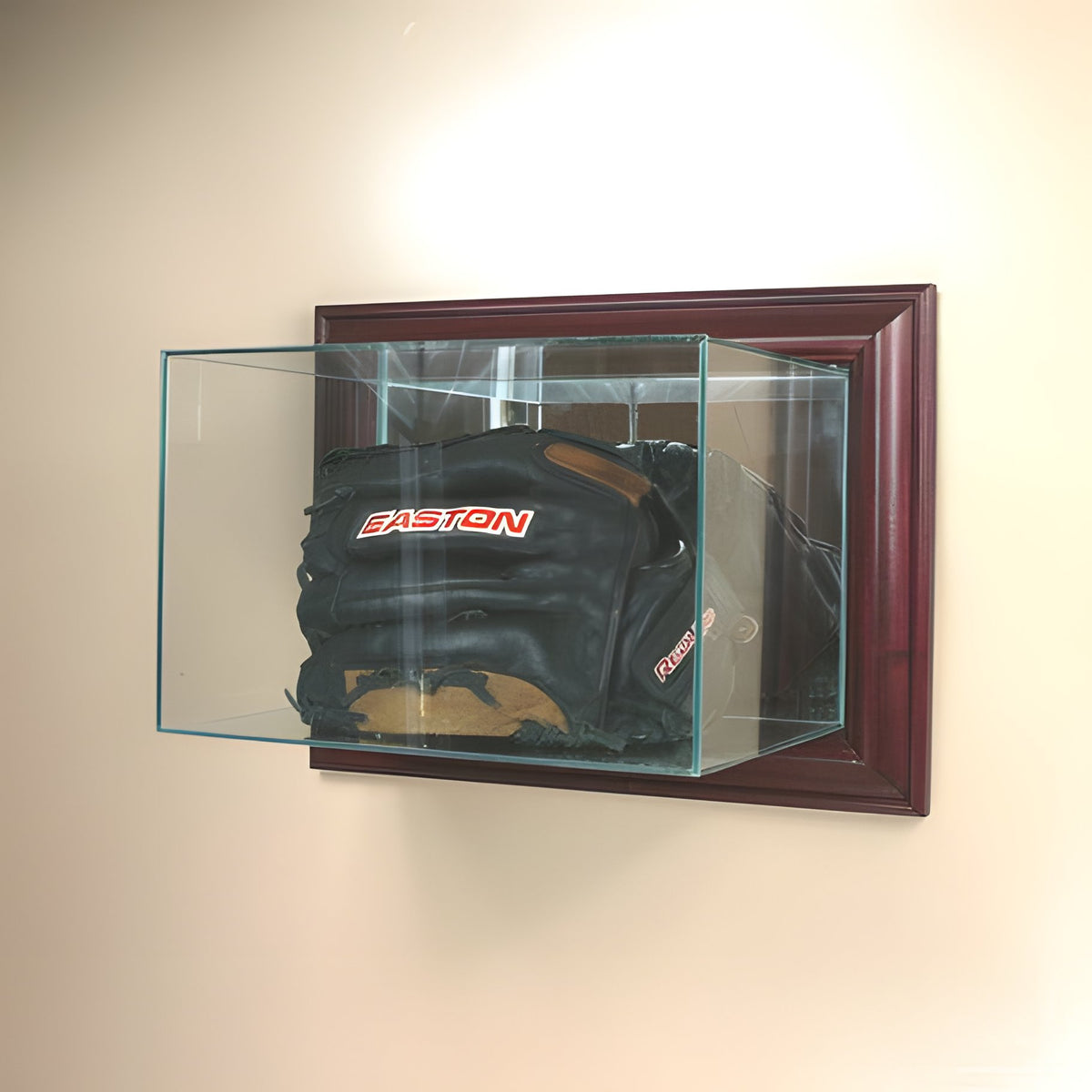 Wall Mounted Glove Glass Display Case