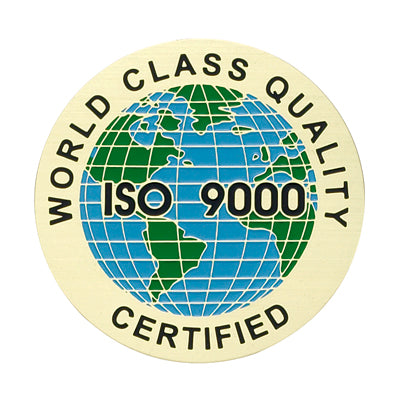 World Class Certified ISO 9000 Medal Insert