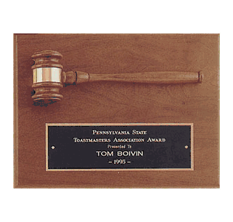 Gavel Plaques
