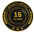 15 Year Service Lapel Pin